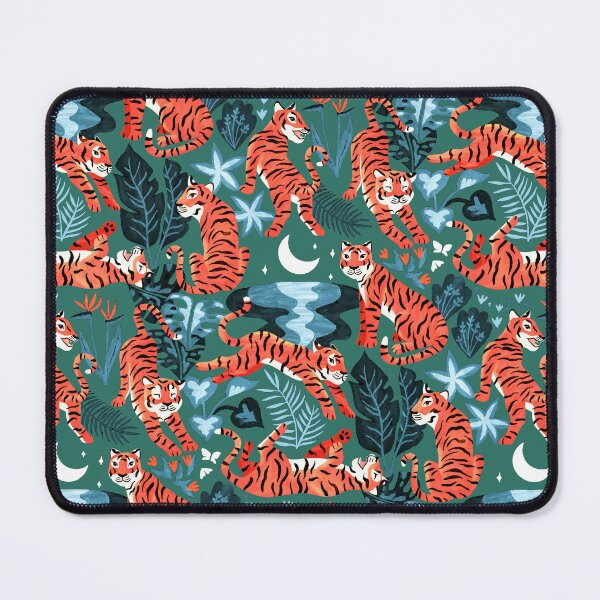 Item preview, Year of the Water Tiger - Coral & Turquoise designed and sold by TigaTiga.
