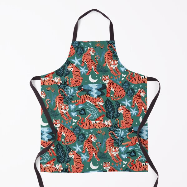Item preview, Year of the Water Tiger - Coral & Turquoise designed and sold by TigaTiga.
