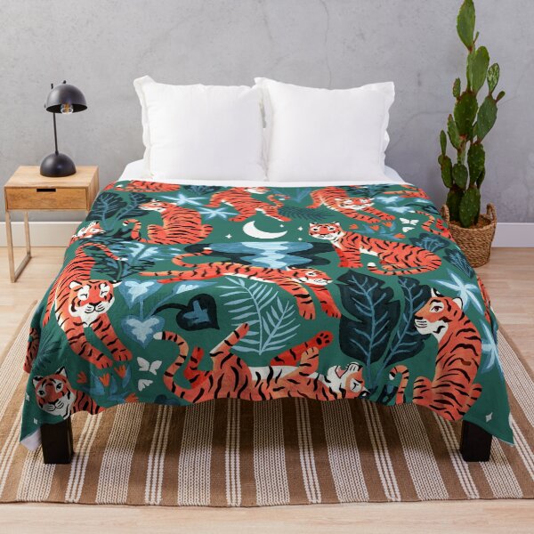 Item preview, Year of the Water Tiger - Coral & Turquoise designed and sold by TigaTiga.