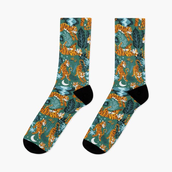 Item preview, Year of the Water Tiger - Orange & Turquoise designed and sold by TigaTiga.
