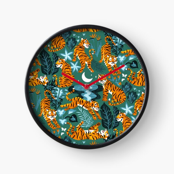 Vista previa del artículo con la obra «Año del Tigre de Agua - Naranja y Turquesa», diseñado y vendido por TigaTiga.