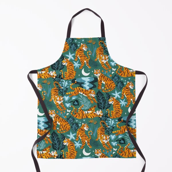 Item preview, Year of the Water Tiger - Orange & Turquoise designed and sold by TigaTiga.