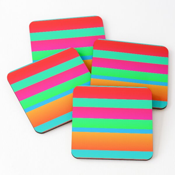 Item preview, Bright contrast colors stripes | contrast color striped designed and sold by lausn.
