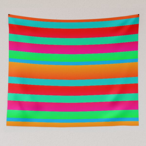 Item preview, Bright contrast colors stripes | contrast color striped designed and sold by lausn.