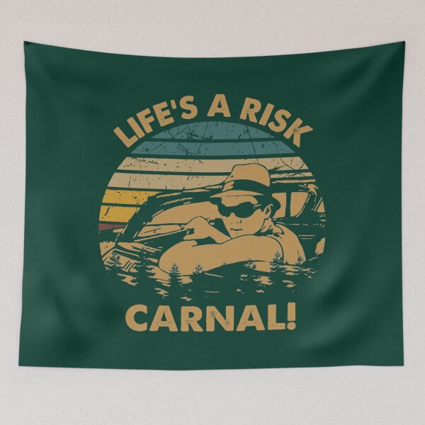 Item preview, Vintage Blood In Arts Blood Out Movies - Life_s A Risk Carnal!   designed and sold by WoodwardJess.