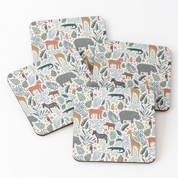 Item preview, Jungle Animals Pattern designed and sold by Fire-Song.