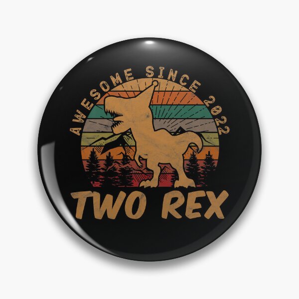 Item preview, Awesome Since 2022 Two Rex 2nd Birthday Gifts Second Dinosaur 2 Year Old designed and sold by MalloWilli.