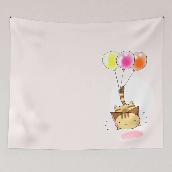 Item preview, Cute Cat balloon designed and sold by Lithium92.