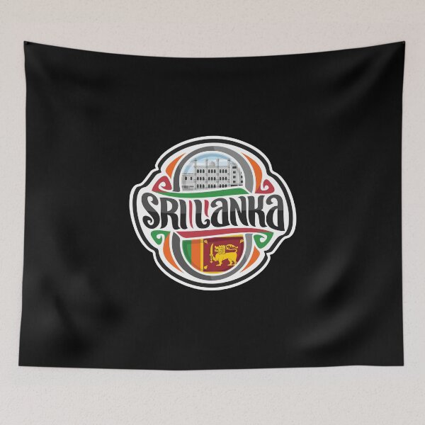 Item preview, Sri Lanka Flag Travel Souvenir Sticker Logo Badge designed and sold by TeeHome.