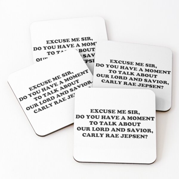Carly Rae Jepsavior Coasters (Set of 4)