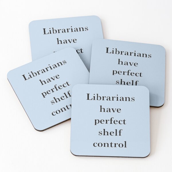 Item preview, Librarians Shelf Control (Literary Humour) designed and sold by ThatsNovelGifts.