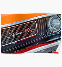 Dodge Challenger RT Grill Emblem -0046c Poster