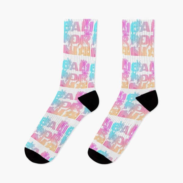 Item preview, California lettering colorfull palm trees designed and sold by JanL1989.