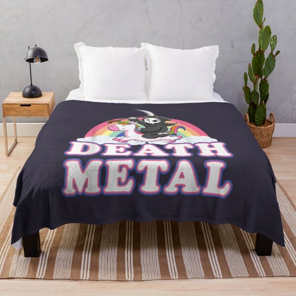 Item preview, Good Big Four Has Many Fans Death Metal Rainbow Grim Reaper Unicorn Gifts For designed and sold by HughBeard040.