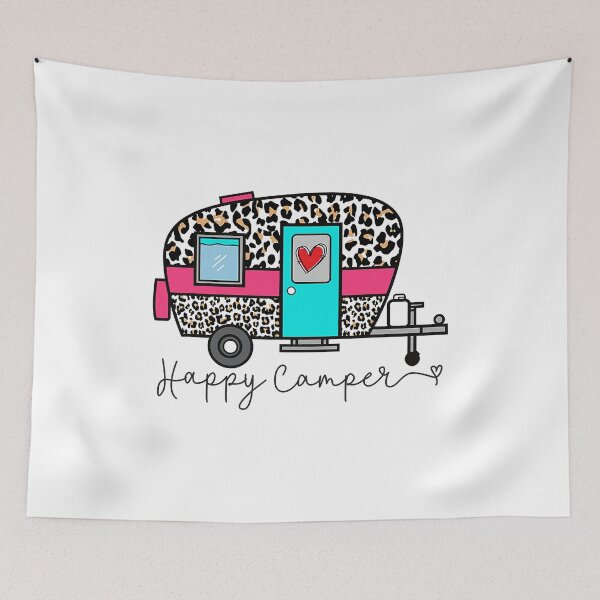 Item preview, Camper Happy Summer Camp Camping Leopard Funny Glamping designed and sold by BennetJaco.