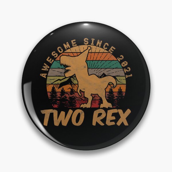 Item preview, Awesome Since 2021 Two Rex 2nd Birthday Gifts Second Dinosaur 2 Year Old designed and sold by MalloWilli.