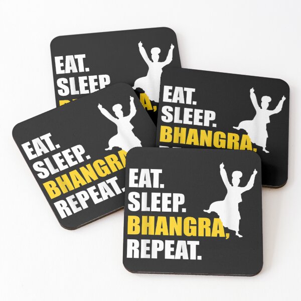 Item preview, Eat Sleep Bhangra Repeat Funny Dancing Punjabi designed and sold by travisvgnagui.