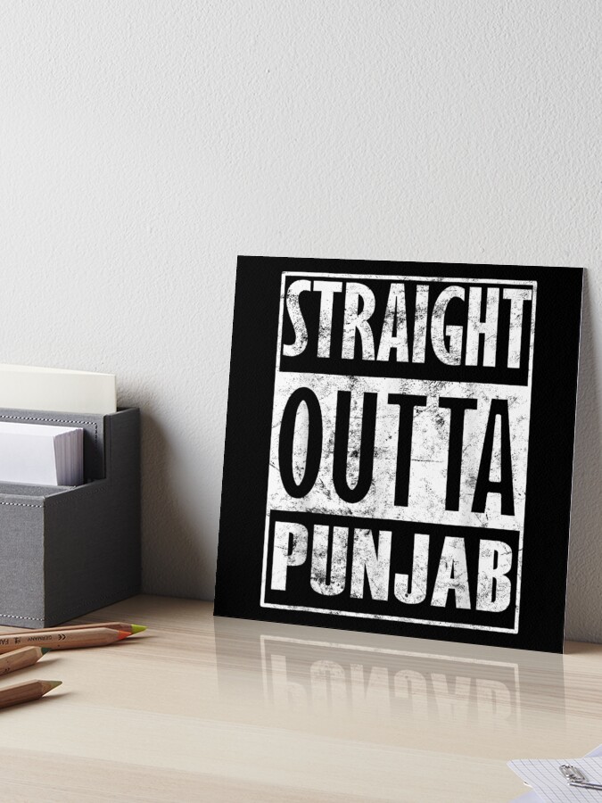 Punjab Punjabi Lovers Straight Outta Punjab Sardar T-Shirt Punjab Punjabi Lovers Straight Outta Punjab Sardar T-Shirt