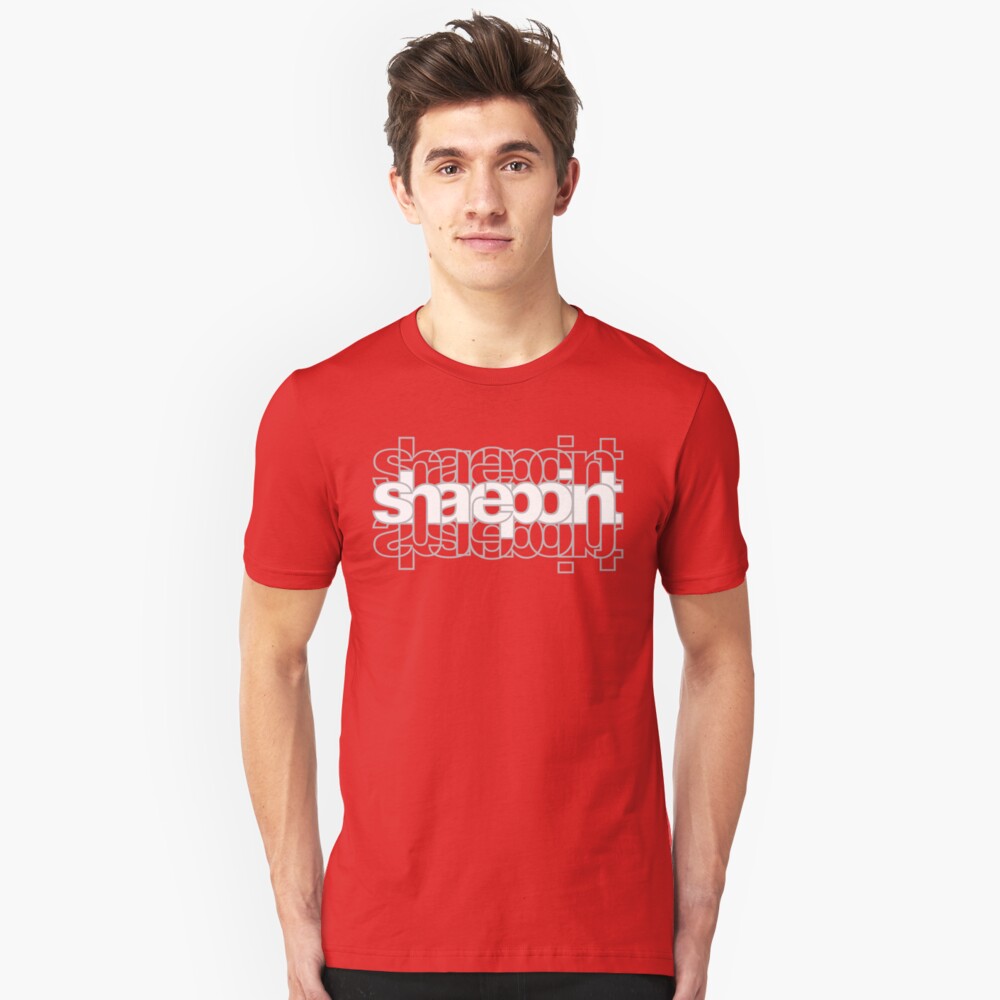 SharePoint Reflexion White Slim Fit T-Shirt