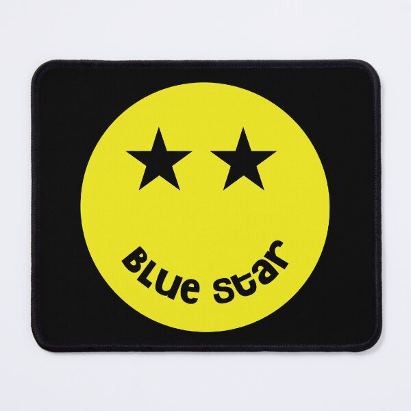 Item preview, Camp Blue Star Happy Face designed and sold by dddesignsnj.