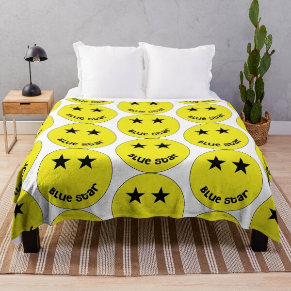 Item preview, Camp Blue Star Happy Face designed and sold by dddesignsnj.
