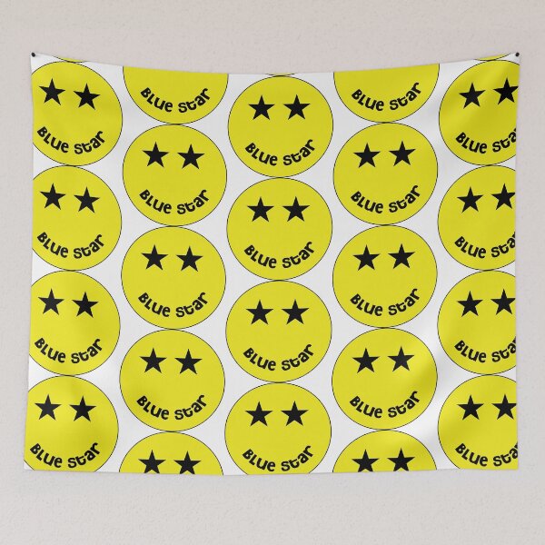 Item preview, Camp Blue Star Happy Face designed and sold by dddesignsnj.