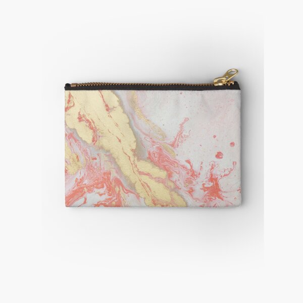Item preview, Coral Metallic Royalty Fluid Painting designed and sold by ChromaGraphic Studio.