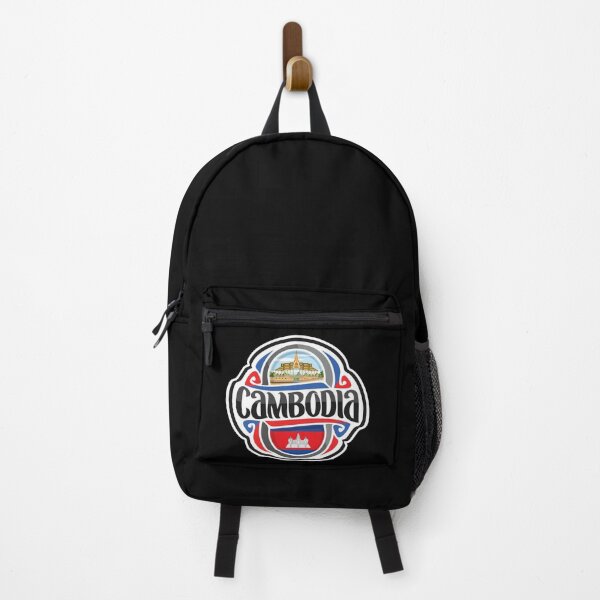 Item preview, Cambodia Flag Travel Souvenir Sticker Logo Badge designed and sold by TeeHome.