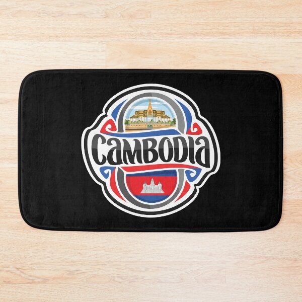 Item preview, Cambodia Flag Travel Souvenir Sticker Logo Badge designed and sold by TeeHome.