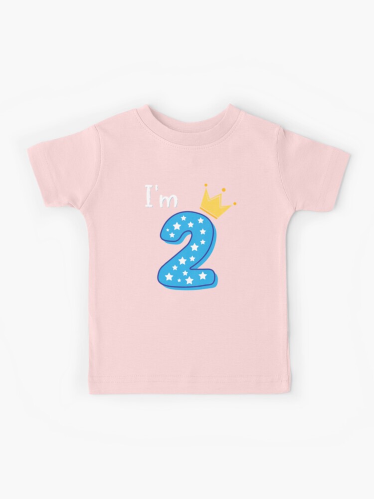 Camiseta para niños for Sale con la obra «Tengo 2 Cumpleaños de dos años  Niño 2 años 2º Cumpleaños de 2 años» de MalloWilli