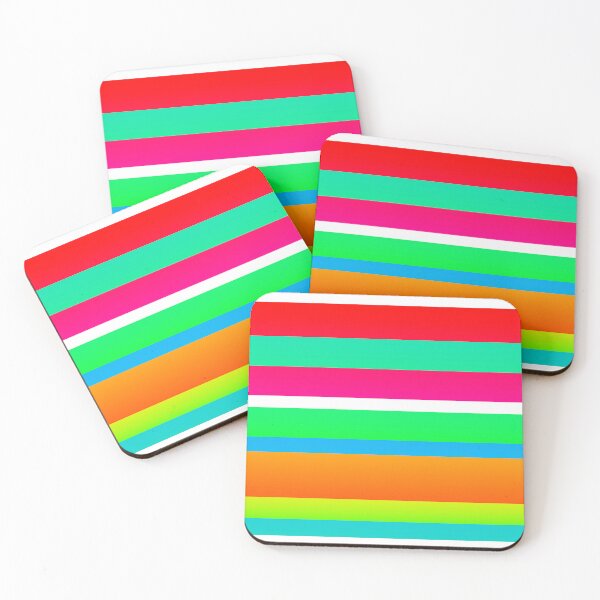 Item preview, Bright contrast colors stripes | contrast color striped designed and sold by lausn.