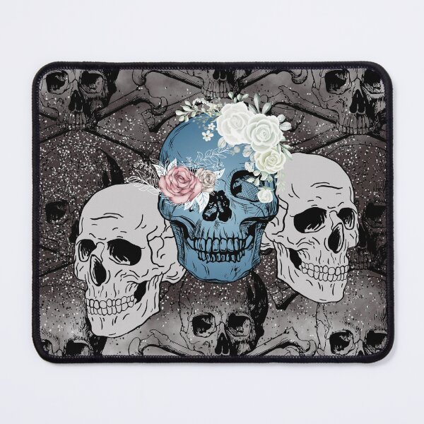 Item preview, skulls flower, floral skulls designed and sold by calalassy.