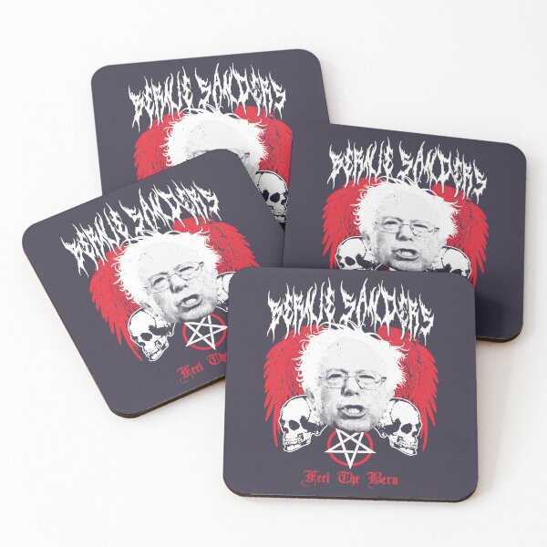 Item preview, Good Big Four Has Many Fans Feel The Bern Heavy Metal Bernie Sanders Shirtrap designed and sold by HughBeard040.