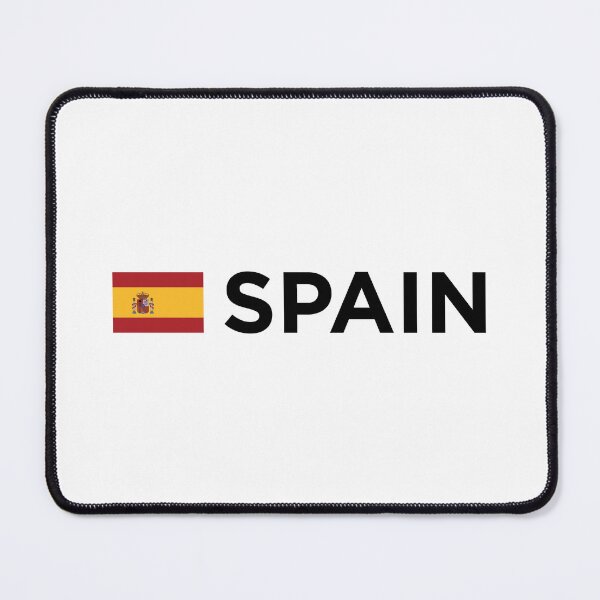 Item preview, Spain with Small Flag - Bandera de España (Black Text) designed and sold by STUDIO-72.