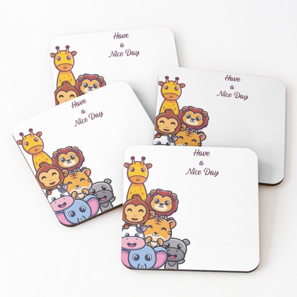 Item preview, cute animals have a nice day designed and sold by MethukaT.