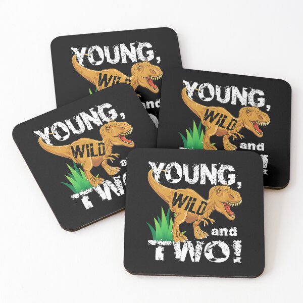Item preview, Young Wild And Two 2 year Old Dinosaur Birthday designed and sold by MalloWilli.