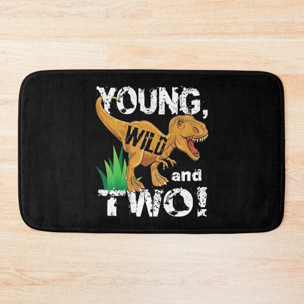 Item preview, Young Wild And Two 2 year Old Dinosaur Birthday designed and sold by MalloWilli.