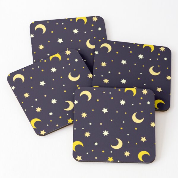 Item preview,  Cool Moons and stars seamless patterns designed and sold by BEAUTY ⭐⭐⭐⭐⭐.