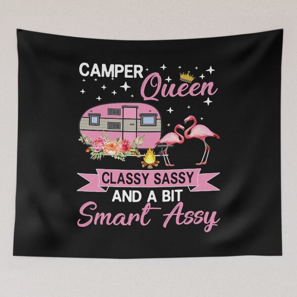Item preview, Camper Queen Classy Sassy Smart Assy Camping RV Gifts Women designed and sold by BennetJaco.