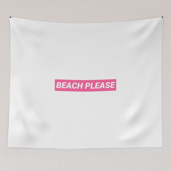 Item preview, BEACH PLEASE pink color designed and sold by OsakaBoy.