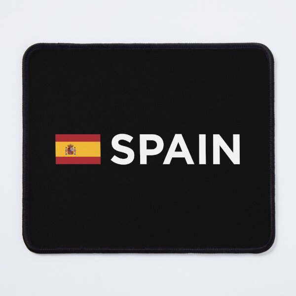 Item preview, Spain with Small Flag - Bandera de España (White Text) designed and sold by STUDIO-72.
