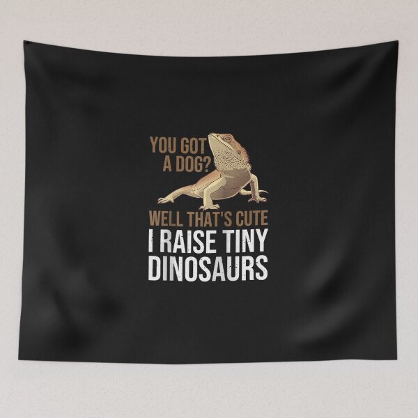 Item preview, Bearded Dragon Gift Men Women Funny I Raise Tiny Dinosaurs Rag designed and sold by mieheazmesif84.