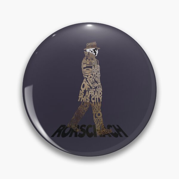 Item preview, Graphic Watchmen Rorschach Typography designed and sold by WandaRoth88.