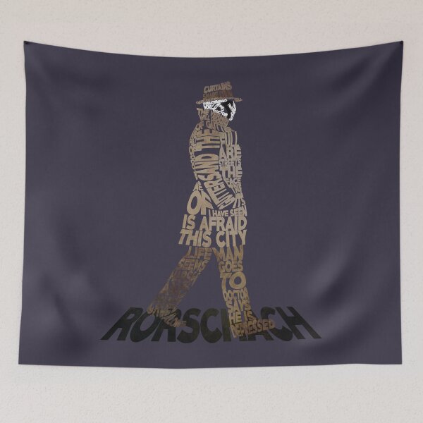 Item preview, Graphic Watchmen Rorschach Typography designed and sold by WandaRoth88.