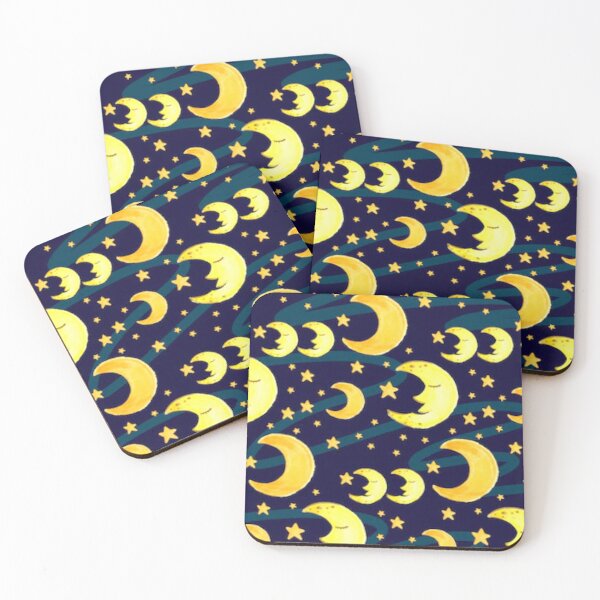 Item preview, Cool Moons and stars seamless patterns designed and sold by BEAUTY ⭐⭐⭐⭐⭐.