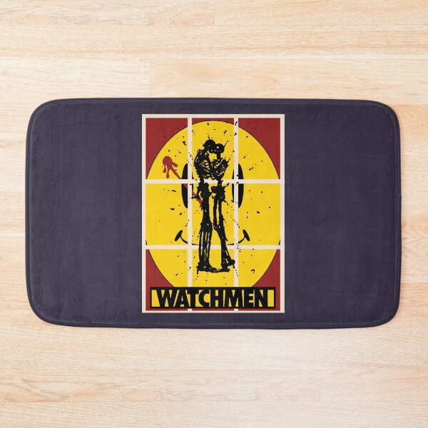 Item preview, Grey Watchmen smiley face nuclear explosion designed and sold by WandaRoth88.