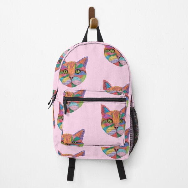 Item preview, Drawing colorful cat with colored pencils designed and sold by DipakSonarArt.