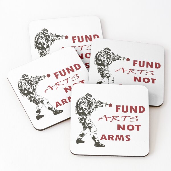 Item preview, Fund Arts Not Arms Funny Quote T-shirt Cool Gift  designed and sold by Es4clhoting.
