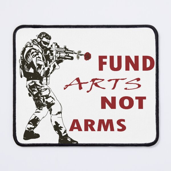 Item preview, Fund Arts Not Arms Funny Quote T-shirt Cool Gift  designed and sold by Es4clhoting.