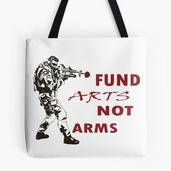 Item preview, Fund Arts Not Arms Funny Quote T-shirt Cool Gift  designed and sold by Es4clhoting.